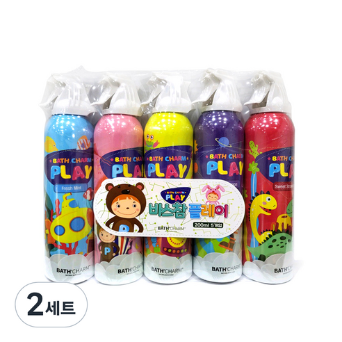 바스참 플레이 버블 클렌저 200ml x 5종 세트, 2세트