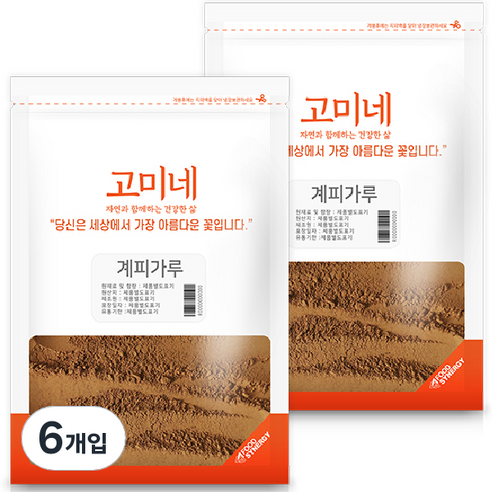 고미네 계피가루, 300g, 6개