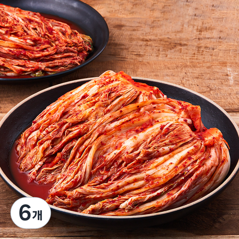 마당발 배추김치, 10kg, 6개