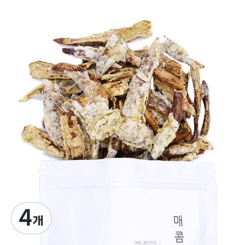 우진수산 매운고추부각, 250g, 4개