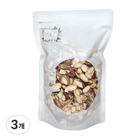 에프앤제이 슬라이스 아몬드, 500g, 3개