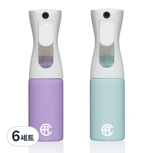 에어라파 압축 분무기 160ml x 2종 세트, 6세트, 아이스크림 모브, 아이스크림 민트