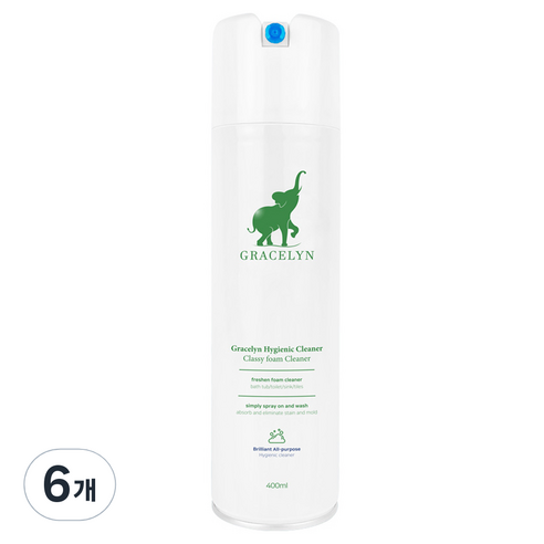 그레슬린 하이제닉 욕실 클리너, 6개, 400ml