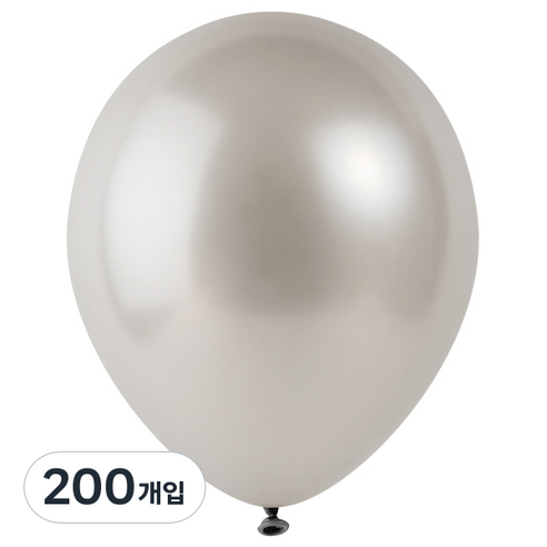 파티팡 풍선 라운드 30cm, 펄 실버, 200개입