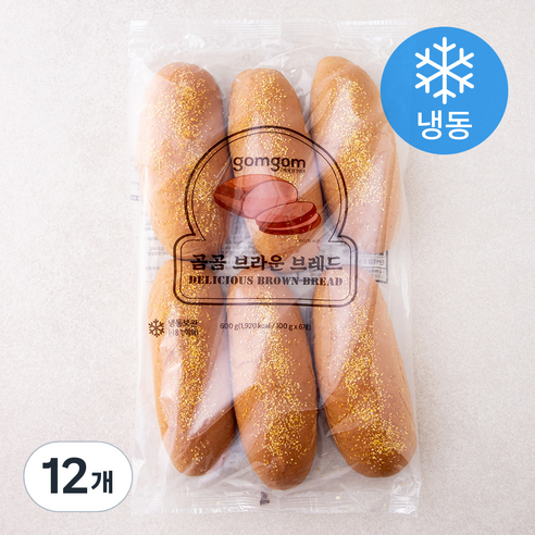 곰곰 브라운브레드, 100g, 6개입, 2개