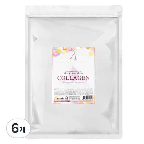 안스킨 오리지날 콜라겐 모델링팩 1kg, 1개입, 6개