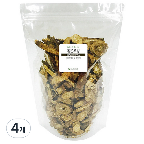 바른건강 볶은우엉, 4개, 200g, 1개입