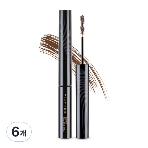 메리쏘드 스키니 릴롱카라 마스카라 3.2g, 다크브라운, 6개