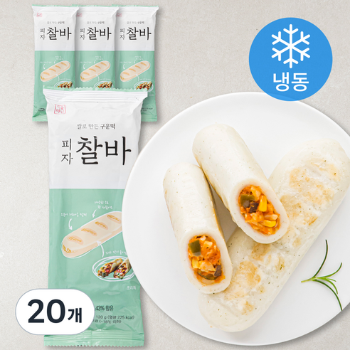 서울마님 피자 찰바 (냉동), 120g, 20개