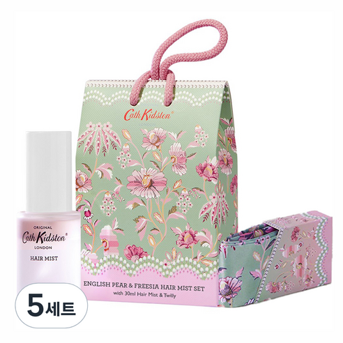 캐스키드슨 잉글리쉬 페어 앤 프리지아 헤어 미스트 세트, 5개, 30ml