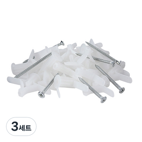 동공앙카 대형 50p + 나사50p 세트, 3세트
