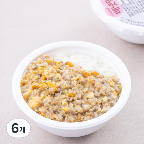 배냇밀 한우 단호박 영양덮밥, 혼합맛(한우/단호박), 160g, 6개