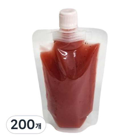 휴고잉 투명 스파우트 파우치 15파이 380ml, 1개입, 200개