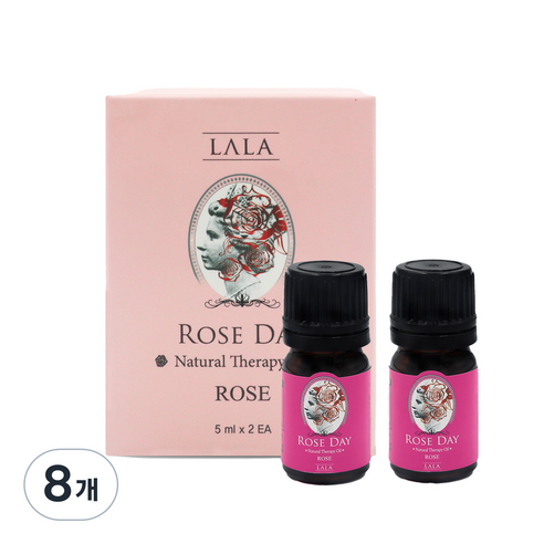 라라로즈데이 오일 이너퍼퓸 로즈향 2p, 5ml, 8개