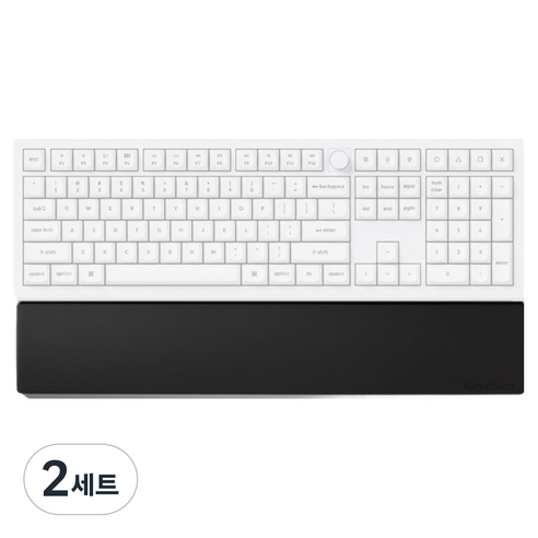 키크론 실리콘 팜레스트 PR52 K10 PRO Q6 Q6 PRO Q6 MAX Q14 PRO V6, 블랙, 2세트