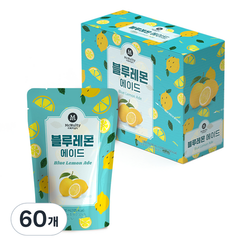 맥널티커피 블루레몬에이드, 190ml, 60개