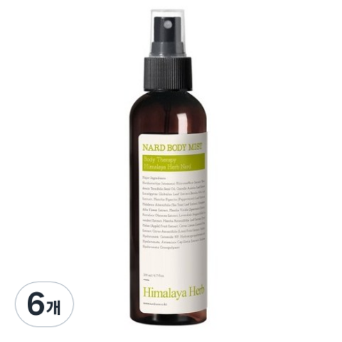 부케가르니 나드 바디미스트 레몬민트향, 200ml, 6개