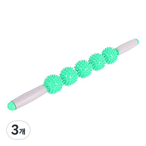 트로비스 마사지스틱, 3개, 민트
