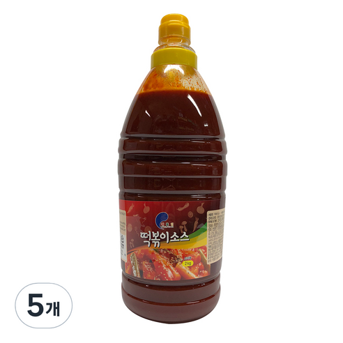 얼음골푸드 떡볶이소스, 2kg, 5개