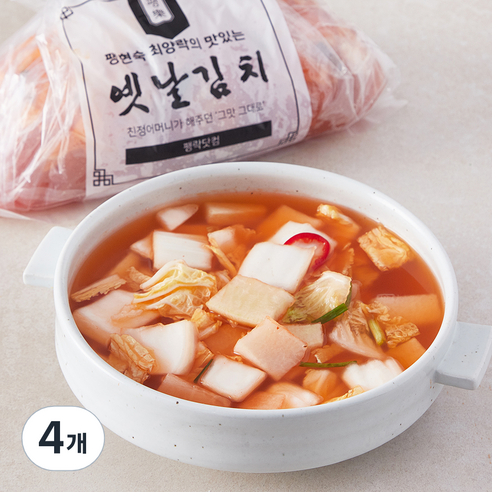 팽현숙 최양락의 맛있는 옛날 나박김치, 1.5kg, 4개