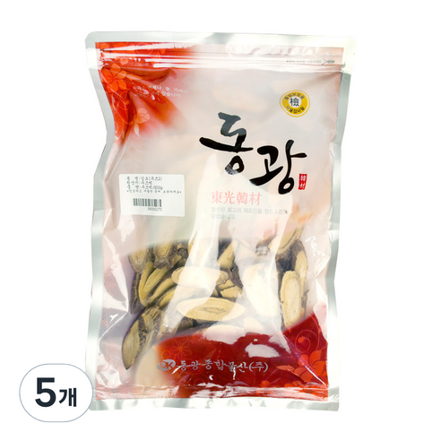 동광 보통 감초 우즈벡 2호, 600g, 5개