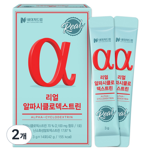 네이처드림 리얼 알파시클로덱스트린 14p, 42g, 2개