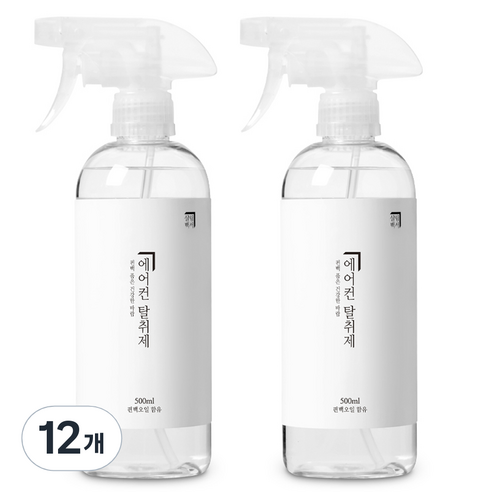 살림백서 에어컨 탈취제, 500ml, 12개