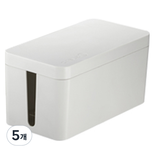 리템 케이블 O 소, 5개, 화이트
