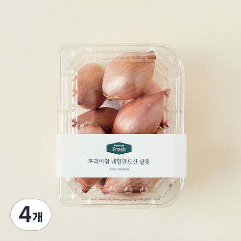 프리미엄 네덜란드산 샬롯, 500g, 4개