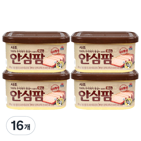사조 안심팜, 200g, 16개