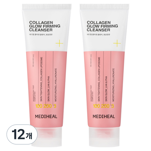 메디힐 콜라겐 탱글결광 클렌징 폼, 12개, 120ml