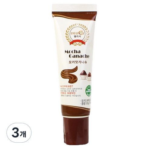 델리시 가나슈 모카맛, 3개, 120g