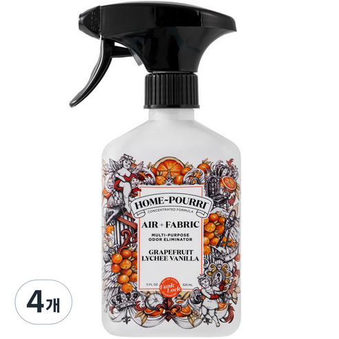 홈푸리 그레이프프루트 리치바닐라, 325ml, 4개