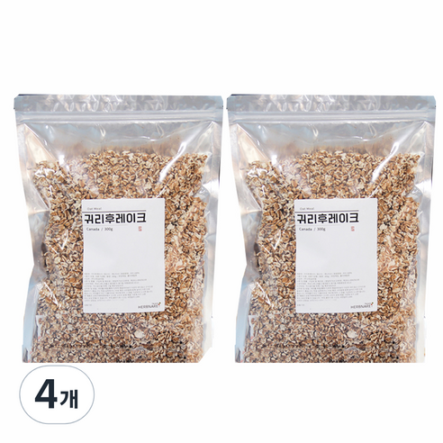 허브나래 귀리 후레이크, 300g, 4개