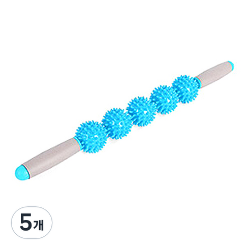 트로비스 마사지스틱, 5개, 블루
