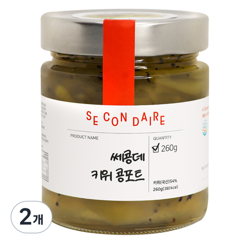 쎄콩데 키위 콩포트, 260g, 2개