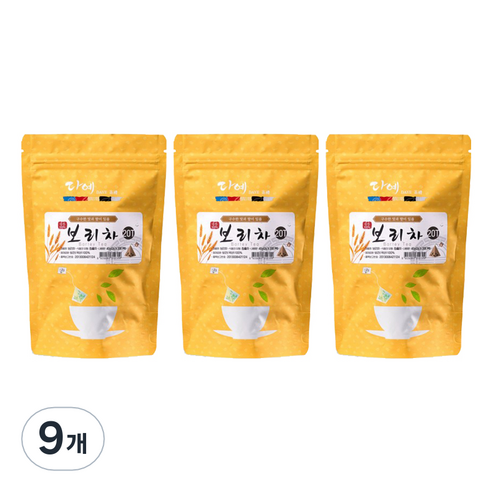 다예 삼각티백 보리차, 2g, 20개입, 9개