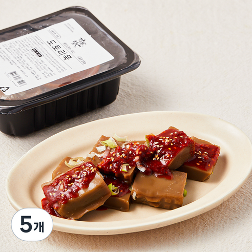강남밥상 도토리묵, 200g, 5개