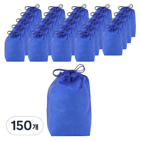 아이엔피 부직포 더스트백 12 x 15 cm, 딥블루, 150개