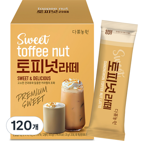 다농원 토피넛라떼, 20g, 20개입, 6개