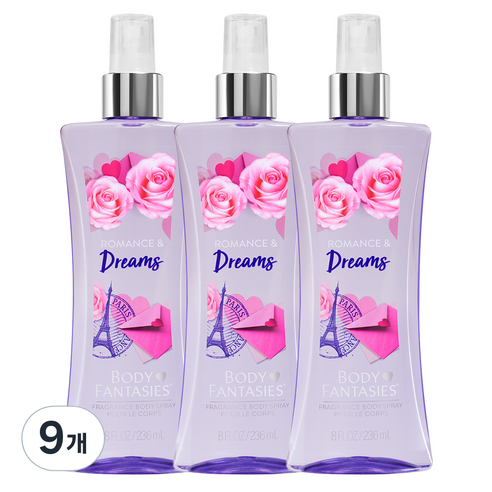 바디판타지 바디미스트 로맨스 앤 드림스, 236ml, 9개