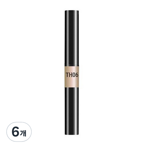 코로나인터네셔널 네일 스틱 파우더, 미러 파우더 TH06, 6개