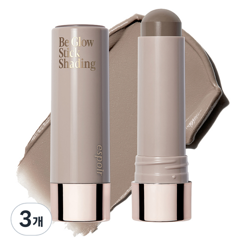 에스쁘아 비글로우 스틱 쉐딩 9g, 3개, 2호 쿨 그레이