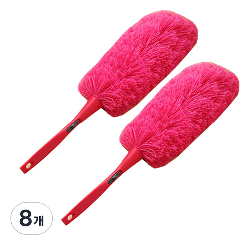 리버그린 초극세사 흡착 먼지털이개, 핑크, 8개