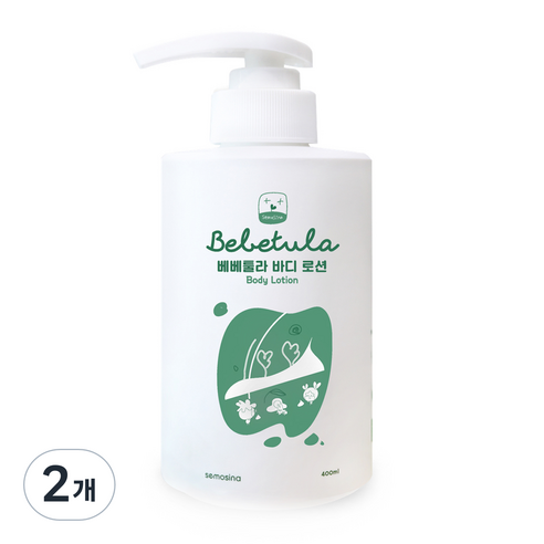 베베툴라 바디 로션, 400ml, 2개