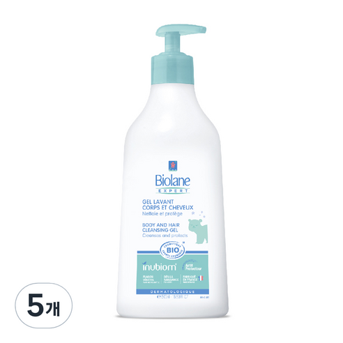 비올란 엑스퍼트 바이오 바디 앤 헤어 워시젤, 500ml, 5개