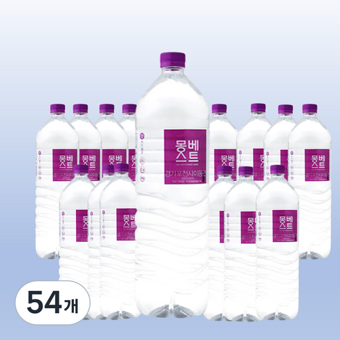 몽베스트 생수, 2L, 54개