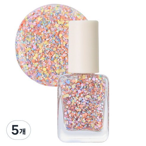 파셋 셀럽 네일컬러 폴리쉬 매니큐어, 79 파스텔버블, 7ml, 5개