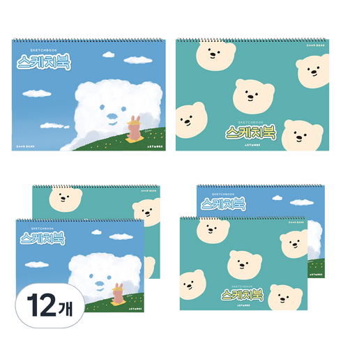 아트모아 뉴 스케치북, 345 x 248 mm, 30매, 12개