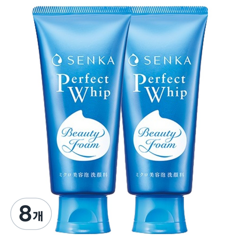 센카 퍼펙트 휩 페이셜 워시 에이 클렌징 폼, 120g, 8개